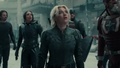 Still 7 of Thunderbolts* (2025) BluRay [Hindi (DD5.1) & English] 4K 1080p 720p & 480p Dual Audio [x264/10Bit-HEVC]