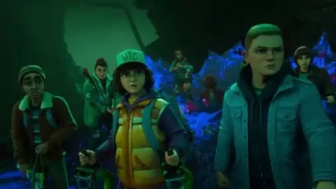 Still 5 of Stranger Things: Tales from ’85 (Season 2) WEB-DL [Hindi (DD5.1) & English] 4K 1080p 720p & 480p Dual Audio [x264/10Bit-HEVC] | NF Series