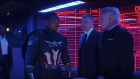 Still 5 of Captain America: Brave New World (2025) BluRay [Hindi (DD5.1) & English] 4K 1080p 720p & 480p Dual Audio [x264/10Bit-HEVC]