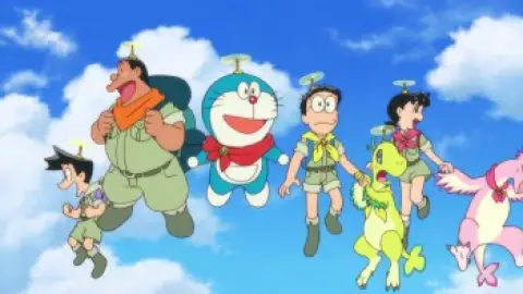 Still 3 of Doraemon: Nobita’s New Dinosaur (2020) BluRay [Hindi (DD2.0) & Japanese] 1080p 720p & 480p Dual Audio [x264/10Bit-HEVC]